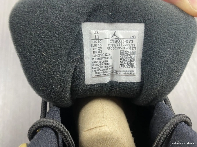 Rep Jordan Air Taxi 12 Black CT8013-071 0807